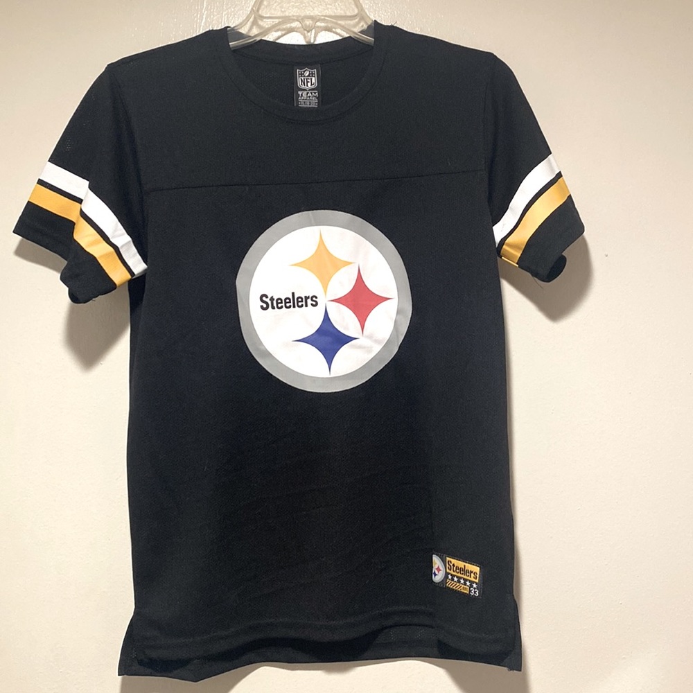 🔥🔥 (3/$20)
Kids XL (18-20) NFL Steelers Jersey Worn Once as Woman’s Small - Picture 1 of 4